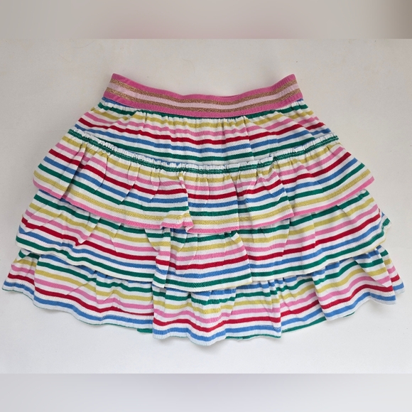 Boden Other - Boden Girls Striped Ruffle Skirt, Size 7-8 Years